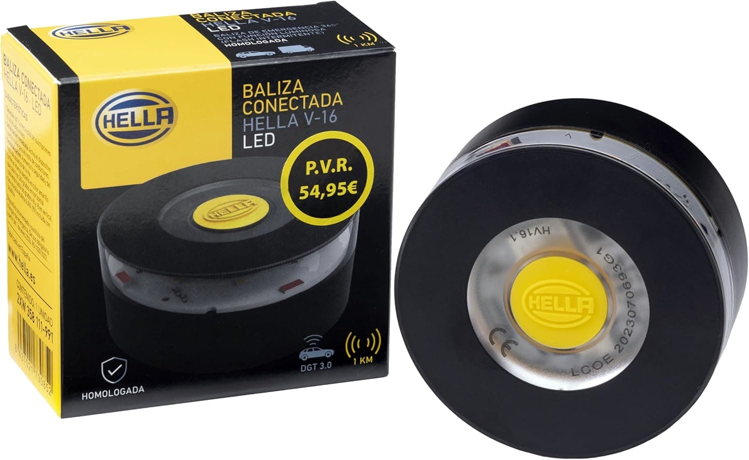 HELLA V-16 Conectada - Baliza V16 Conectada